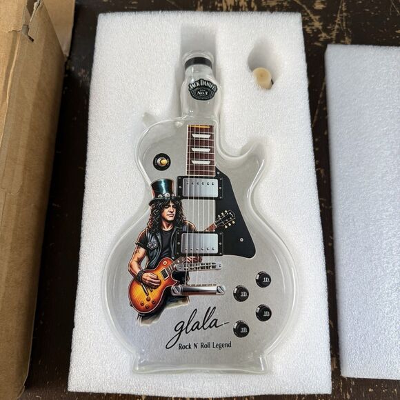 Other - Slash Guns N Roses Jack Daniels Bottle Gibson Les Paul Sunburst Limited Edition